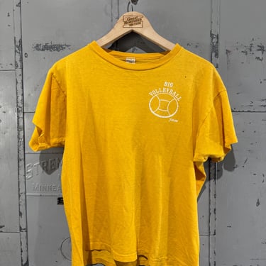 Vintage 60s Tshirt Mayo Spruce Cotton Graphic  t shirt Distressed style soft 