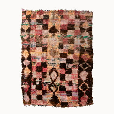 Vintage Moroccan Rug | 4'6" x 6'4"