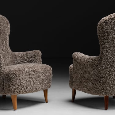 Shearling Armchairs