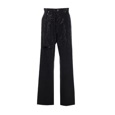 Golden Goose Women Kim Denim Crystals Jeans