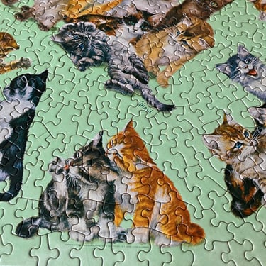 Springbok Octagon Kitten Puzzle 