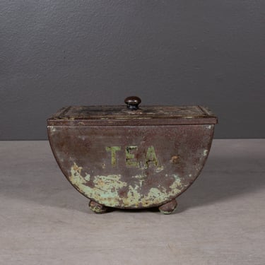 19th c. English Toleware Tea Bin c.mid-1800
