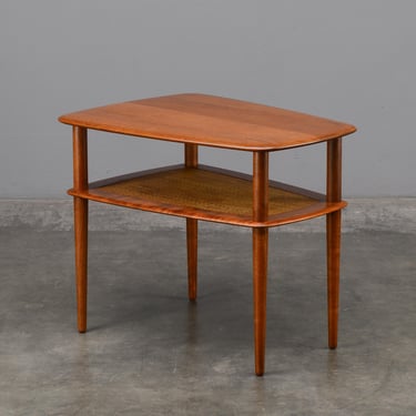 Peter Hvidt End Table Solid Teak Mid Century Danish Modern 