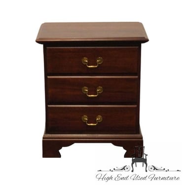 CRESENT FURNITURE Solid Cherry Traditional Style 23" Three Drawer Nightstand 