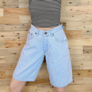 Vintage Riders Long Jean Shorts / Size 27 28 