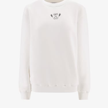 Off White Woman Off White Woman White Sweatshirts