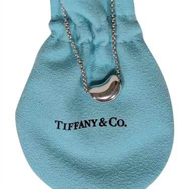 Tiffany & Co. - Sterling Silver Elsa Peretti Bean Necklace