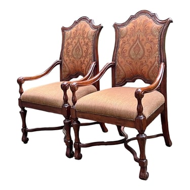 Ferguson Copeland Louis XVIII Siena Armchairs - a Pair 