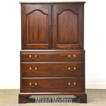 Solid Mahogany Bureau Dresser by Henkel Harris 