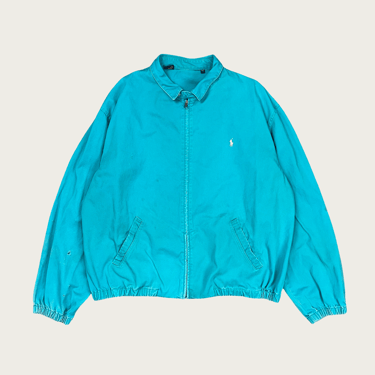 (2XL) Ralph Lauren Bright Teal Bomber Jacket