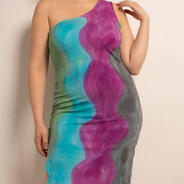 Worn Ware - One Shoulder Wiggle Dress (XL)