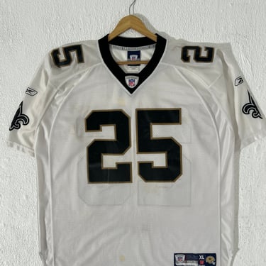 New Orleans Saints Reggie Bush #25 White Jersey Sz. XL