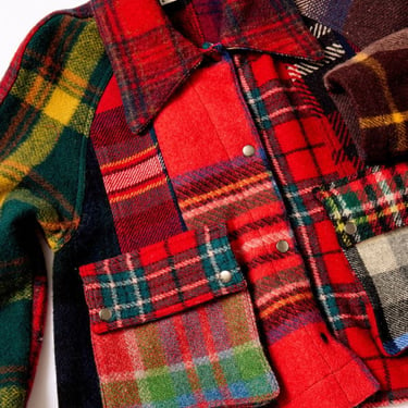 Carleen Laurel Swing Jacket - Mixed Plaid