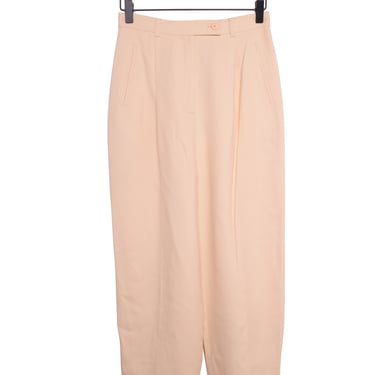 Pleated Silk Trousers