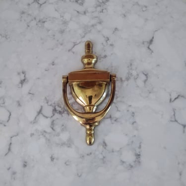 Vintage Solid Brass Door Knocker 