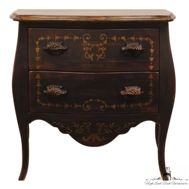 PULASKI FURNITURE Contemporary Modern French Inspired 28" Hand-Painted Two Drawer Nightstand 