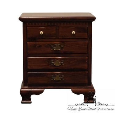 ETHAN ALLEN Antiqued Pine Old Tavern Rustic Americana 24" Four Drawer Nightstand Chest 12-5016 in 212 Finish 
