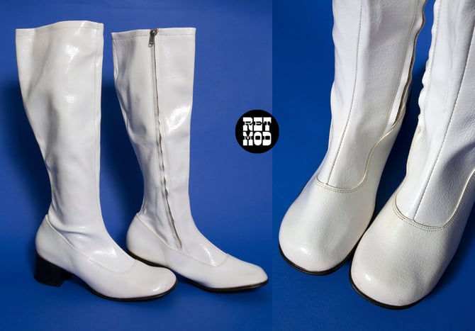 White mod boots clearance