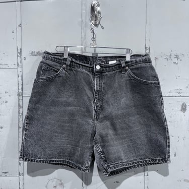 Sz 16 Levis Jorts Jeans Shorts Loose Fit Basic Essential Style black Denim 34 Waist women jorts 