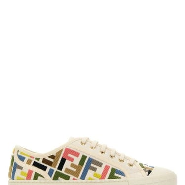 Fendi Woman Domino Canvas Ric.Ff Multicol