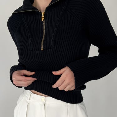 Vintage Ralph Lauren Noir Sailor Collar Sweater