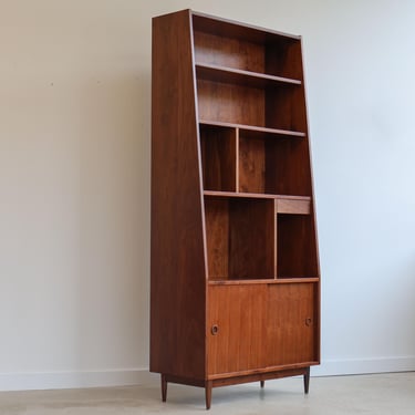 MARLOWE - Handmade Mid Century Modern Inspired Minimalist Bookshelf - Made in USA! 