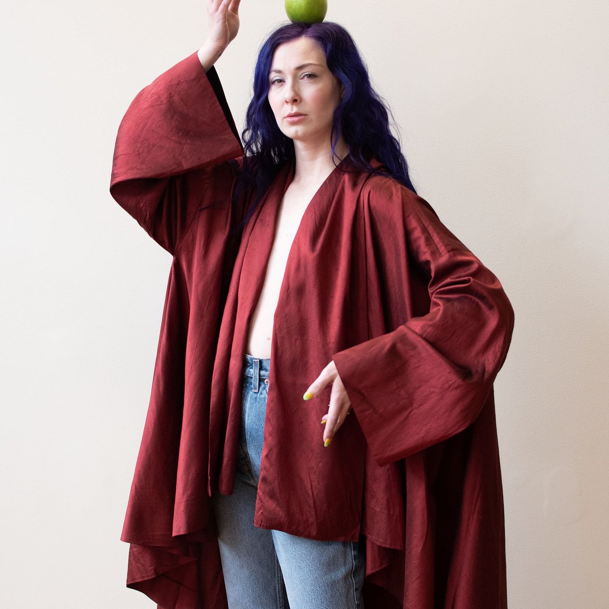 1990s Silk Evening Coat | Romeo Gigli | Female Hysteria - Boston