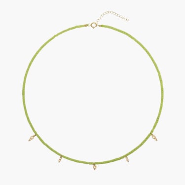 Ancienta necklace, lime green