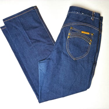 Vintage 1970s Gitano Jeans - Dark Wash - Size 30 x 28.5 
