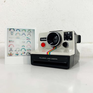Vintage Polaroid Land Camera OneStep SX-70 Instant Film Photography Tested Working Time Zero Rainbow 1970s Photographer Birthday Gift 