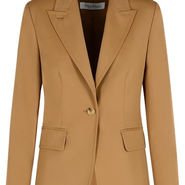 Max Mara 'Palchi' Beige Virgin Wool Blazer Women