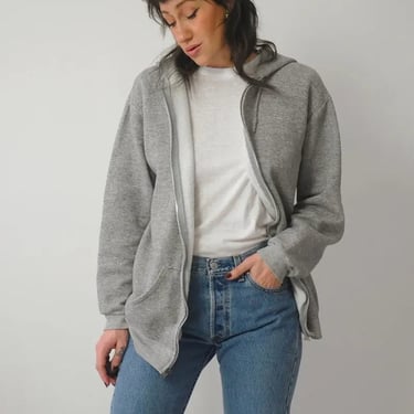 1980's Zip Up Gray Hoodie