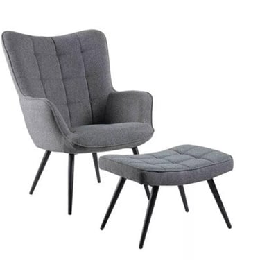 Modern Chair &amp; Ottoman