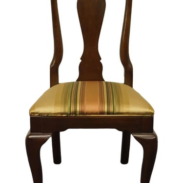ETHAN ALLEN Georgian Court Solid Cherry Traditional Style Dining Side Chair 11-6211 - Vintage Finish 