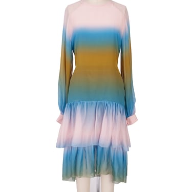 Jonathan Saunders Silk Ombré Dress