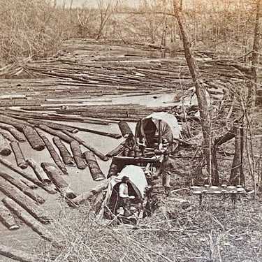 Antique Logging Photographs from 1860s - Louis Hill Estate - Elias Moses Camp Minnesota Rum River - Rare Occupational Logging Camp Photos 