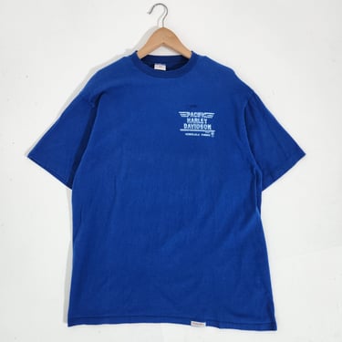 Vintage 1990's "Pacific Harvey Davidson Honolulu Hawaii" T-Shirt Sz. XXL