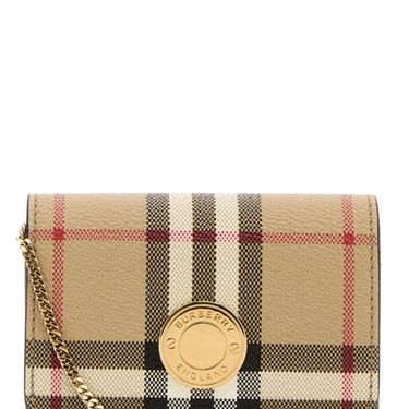 Burberry Woman Printed Canvas Card Holder