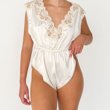 White Lace Bodysuit (S-M)