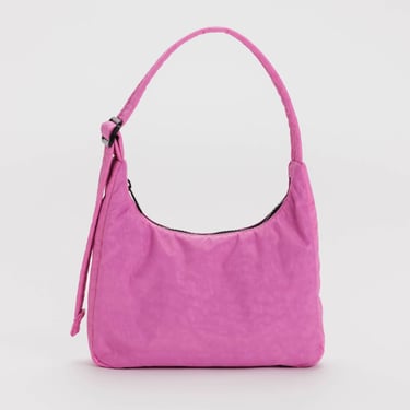 Mini Nylon Shoulder Bag in Extra Pink