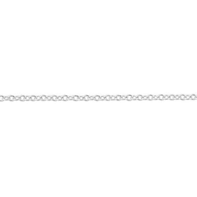Endless Bracelet - White Gold Cable Chain