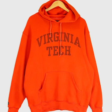 Vintage Jansport Virginia Tech Vinyl Sweatshirt Sz L