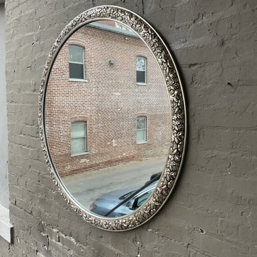 Silvergilt Round Mirror