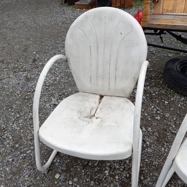 Vintage 1950s Metal Lawn/Patio Chair