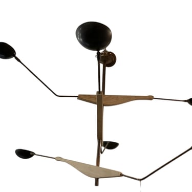 Lucca Studio Solana Wood &amp; Antique Metals Chandelier