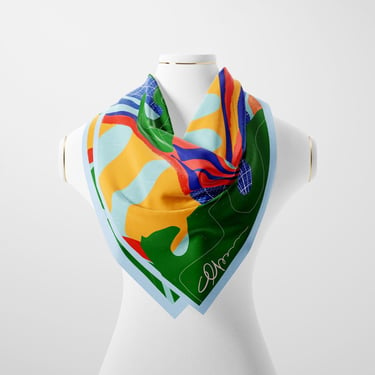 Abstract Scarf, Colorful Bandana, Perfect accessories for Her, Gifts for BFF 