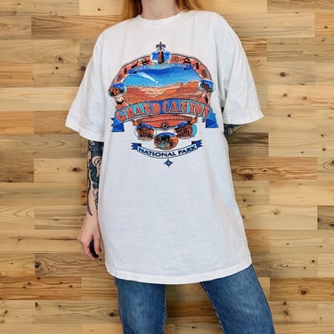 90's Vintage Grand Canyon National Park Travel Tee Shirt T-Shirt 