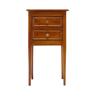 Two Drawer Directoire Side Table