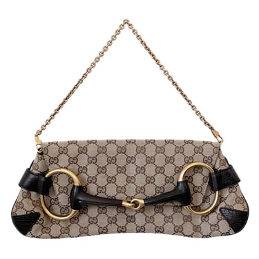 Gucci Vintage GG Plus Sherry Line Crossbody Bag - Neutrals