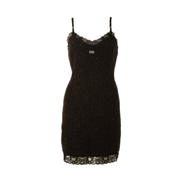 Dolce &amp; Gabbana Black Tweed Dress